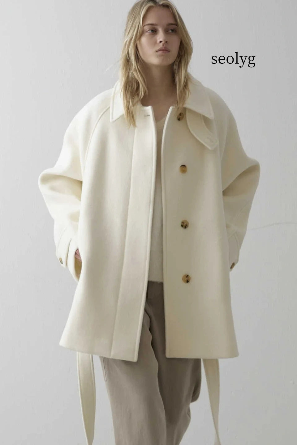 Belted Wool Longline Coat